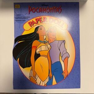 Pochantas 1990’s Paper Dolls